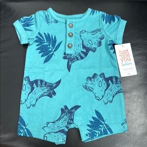 Baby Boys Newborn Dinosaur Romper